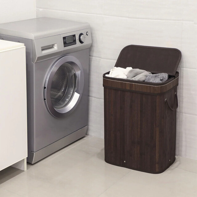 CaliCosy Wasmand van bruin bamboe l40 cm 2929527 large