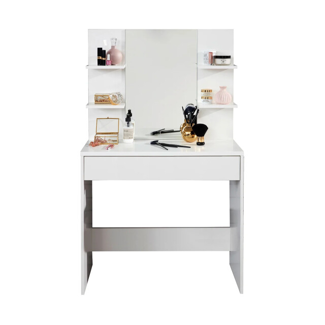 CaliCosy Kaptafel met 4 tabletten, 1 grote lade en 1 spiegel l85 cm basix 2930366 large