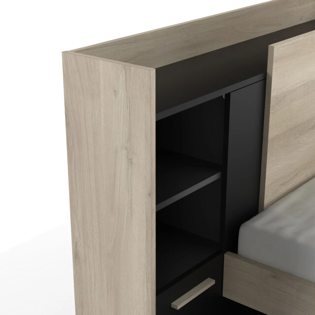 CaliCosy Bed van 90x190/200 cm met 1 lade en 1 vak l124,5 cm 2937231 large
