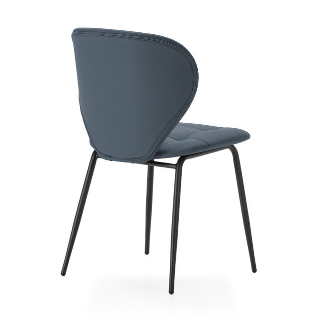 CaliCosy Set van 2 stoelen met zwarte metalen poten l50 cm maura 3078779 large