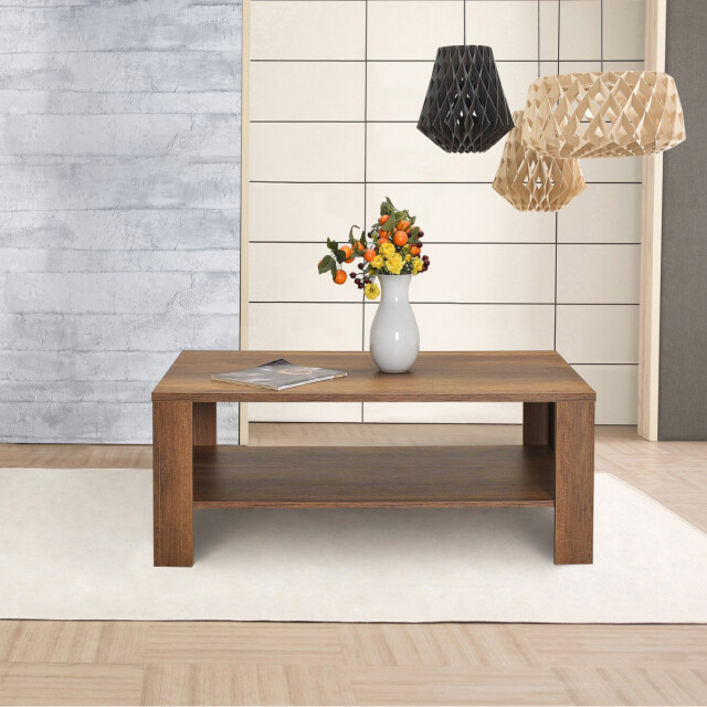 CaliCosy Salontafel met 1 plank l110 cm eva 3061537 large
