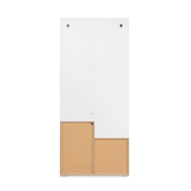 CaliCosy Garderobe voordeur 1 deur, 1 lade en 2 open compartimenten wit h195 cm 2930024 large