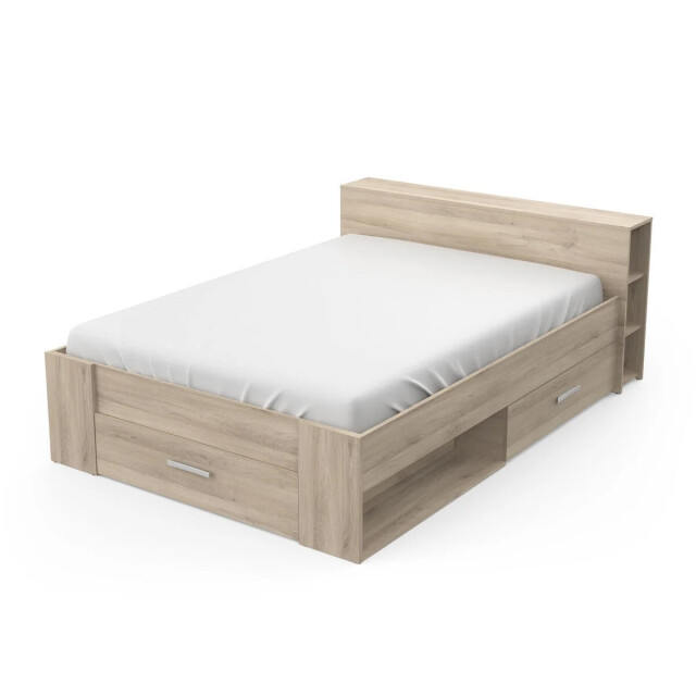CaliCosy Bed met 2 plaatsen, 3 laden en vakken 140 x 190 cm pocket 2937591 large