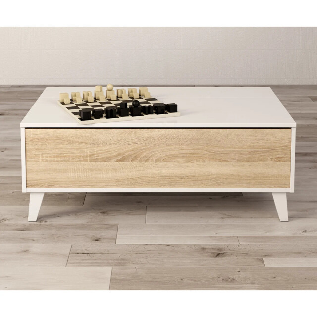 CaliCosy Salontafel met gedeeltelijk opklapbaar blad l100 cm zaiken plus 2930184 large