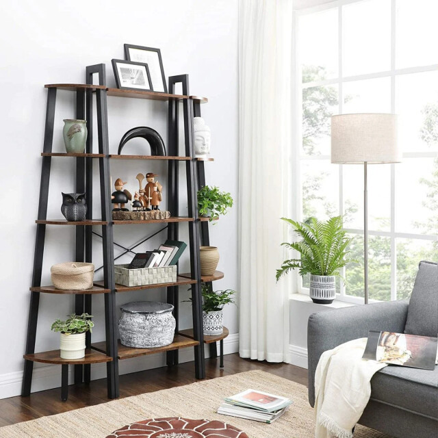 CaliCosy Rek 5 niveaus industriële stijl h172 cm 2930204 large