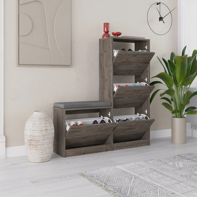 CaliCosy Schoenenkast 4 deuren l105 cm dude 2937450 large