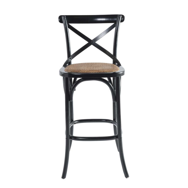 CaliCosy Barkruk van massief hout en webbing l50 cm bistrot 3018337 large
