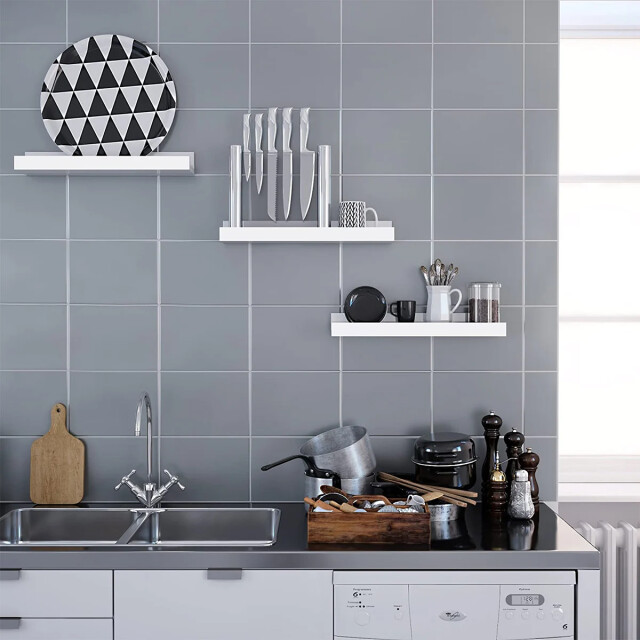 CaliCosy Set van 3 witte wandplanken met rand l38 cm 2929384 large