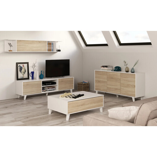 CaliCosy Salontafel met gedeeltelijk opklapbaar blad l100 cm zaiken plus 2930184 large