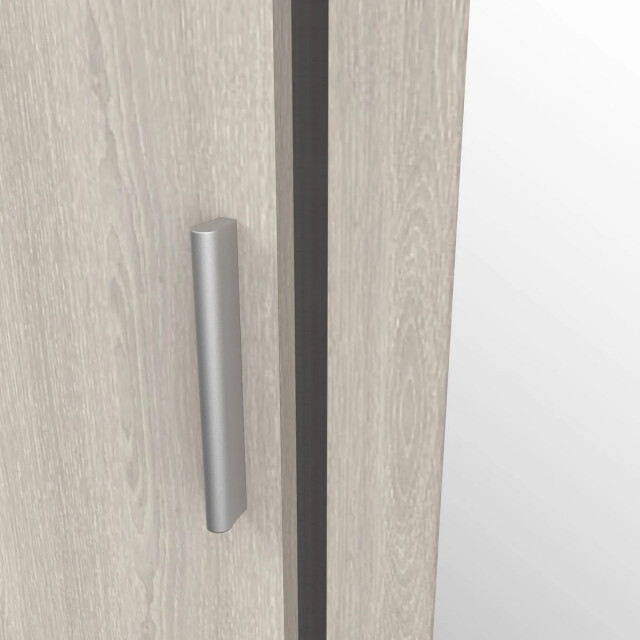 CaliCosy Kledingkast 3 deuren 1 spiegel met kledingstang l133,5 cm pricy3 2937589 large