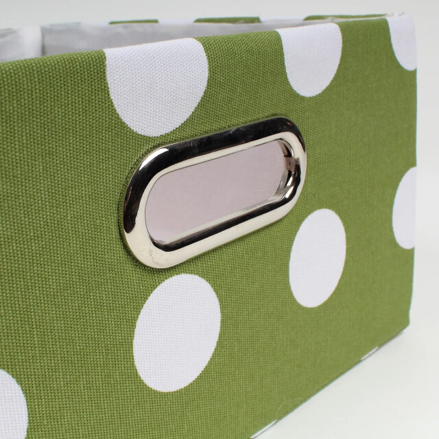 CaliCosy Lade met groene stof en witte stippen 2948017 large