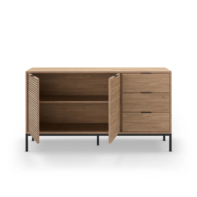 CaliCosy Buffet 3 deuren en metalen poten ariel l140 cm 2930284 large