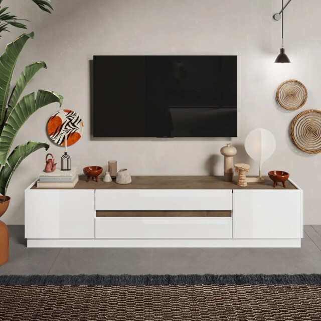 CaliCosy Tv-meubel met 2 deuren en 2 laden utopia l205 cm 2937329 large