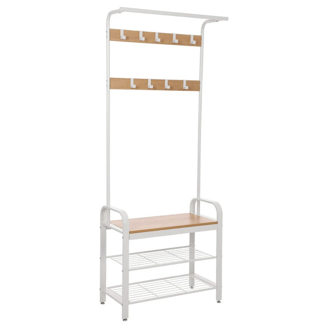 CaliCosy Kapstok met schoenenrek en verwijderbare haken h183 cm 2930004 large