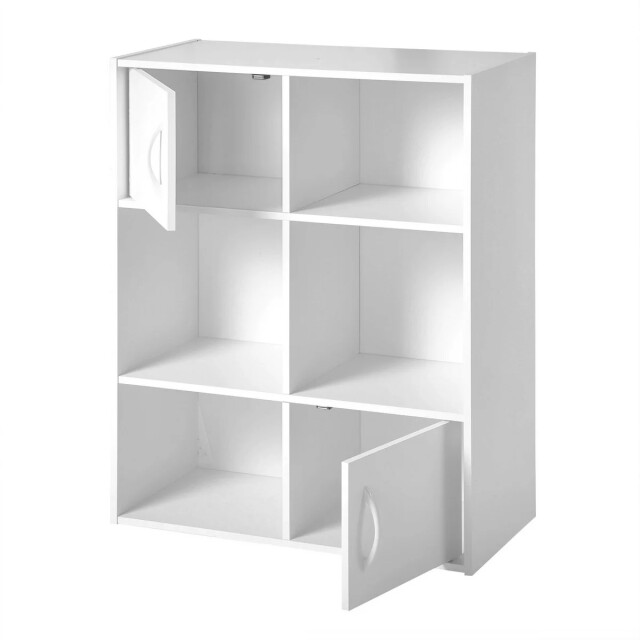 CaliCosy Opbergplank met 6 vakken en 2 deurtjes 2936849 large