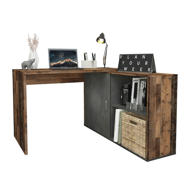 CaliCosy Hoekbureau met verstelbare planken valley 2937030 large