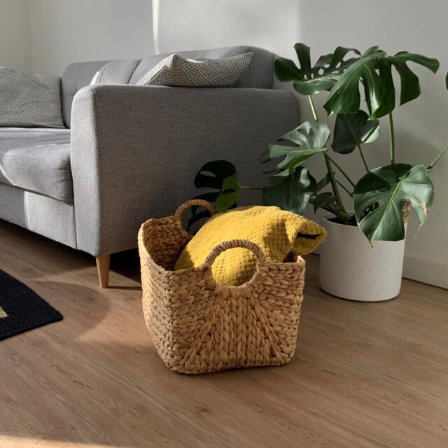 CaliCosy Waterhyacint mand met handvaten hoogte 27 cm 2929024 large