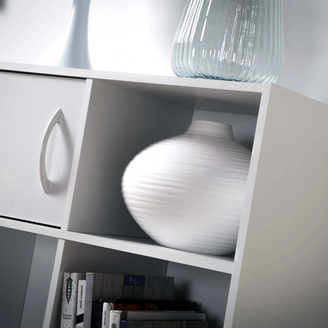 CaliCosy Opbergplank met 6 vakken en 2 deurtjes 2936849 large