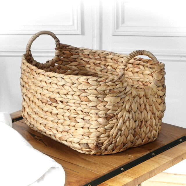 CaliCosy Waterhyacint mand met handvaten hoogte 27 cm 2929024 large