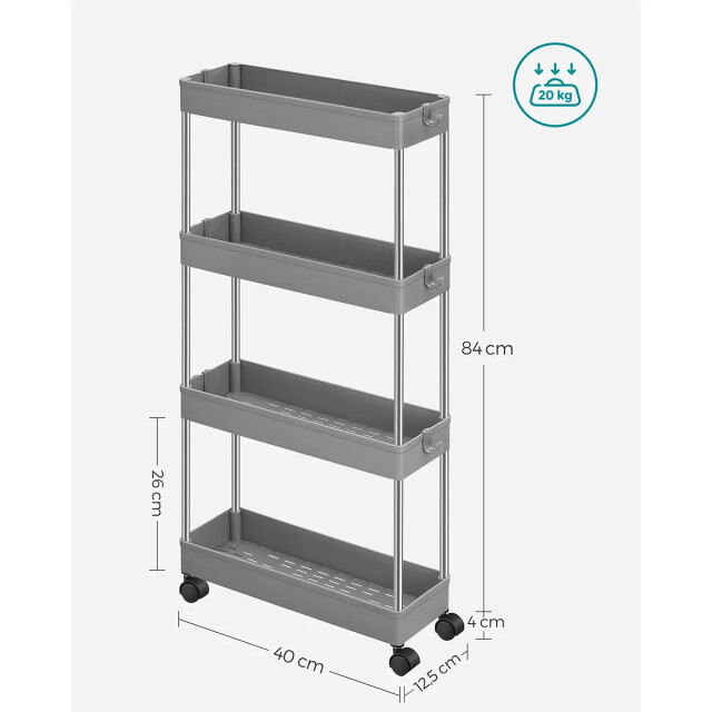 CaliCosy Dienstwagen met 4 verdiepingen h88 cm 2929526 large