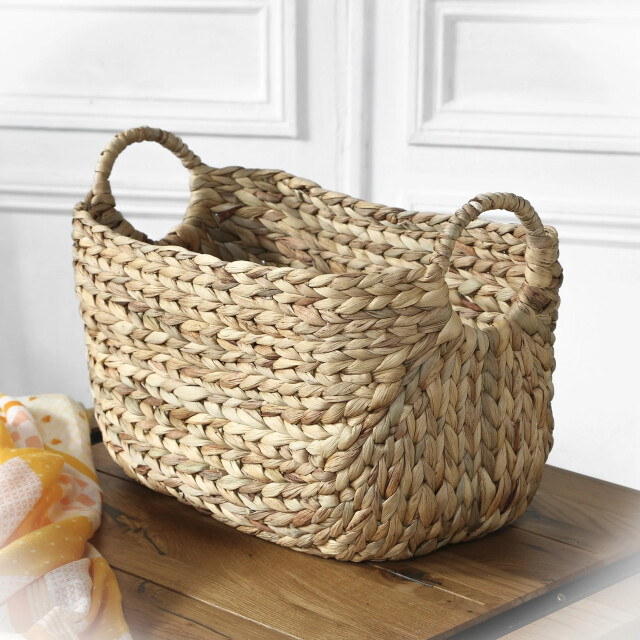 CaliCosy Waterhyacint mand met handvaten hoogte 26 cm 2929023 large