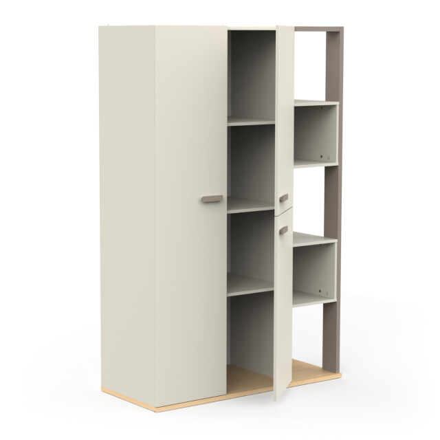 CaliCosy Kast met 3 deuren en 5 open vakken l119,7 cm camillia 3040616 large