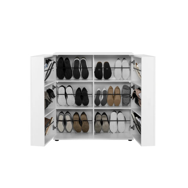 CaliCosy Schoenenkast 2 deuren 24 paar l100 x h110 cm 2937168 large