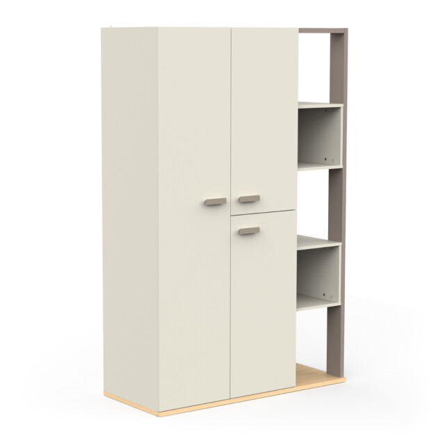CaliCosy Kast met 3 deuren en 5 open vakken l119,7 cm camillia 3040616 large