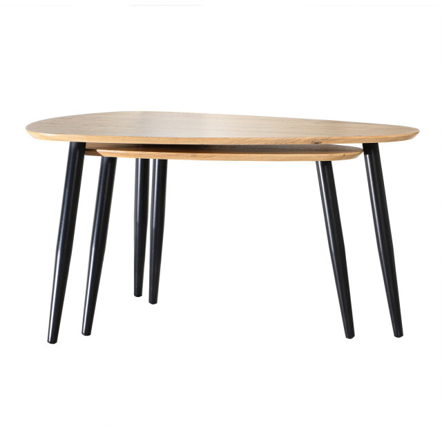 CaliCosy Set van 2 nesttafels met metalen poten 2929544 large