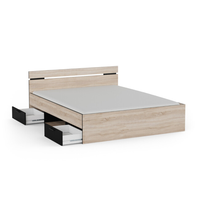 CaliCosy Bed 160x200 cm 2 lades en 1 nis l164,5 cm michigan 3084073 large