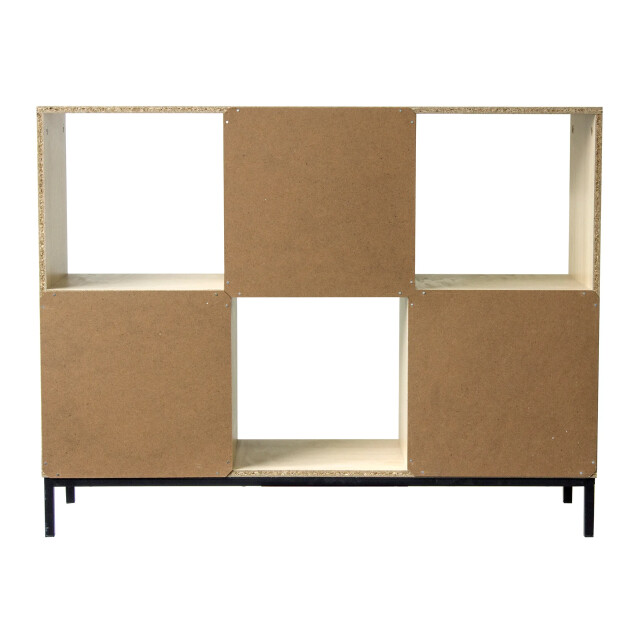 CaliCosy Opbergplank met 6 vakken en metalen voetjes 2931784 large