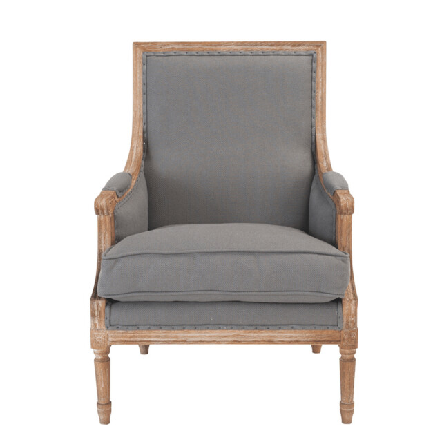 CaliCosy Bergère van massief eikenhout en stof l68 cm louis xvi 3018356 large