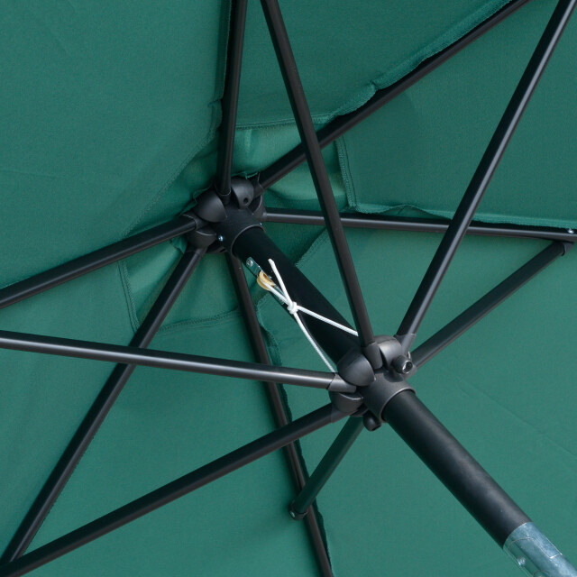 4goodz Outsunny knikparasol met draaihendel aluminium - 3169336 large