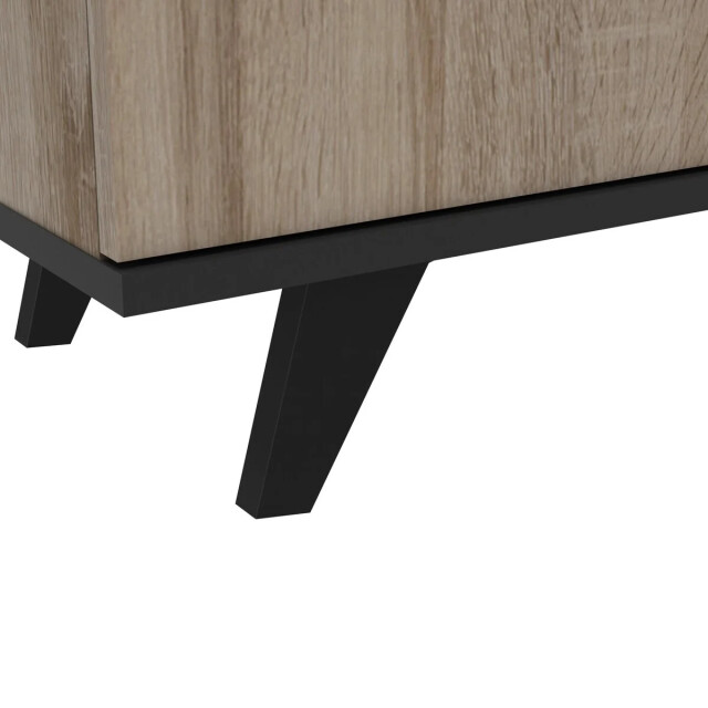 CaliCosy Tv-meubel met 2 deuren en 2 nissen, 151,4 cm wayne 2929903 large
