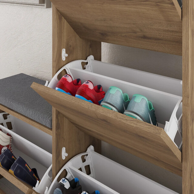 CaliCosy Schoenenkast 4 deuren l105 cm dude 2937449 large