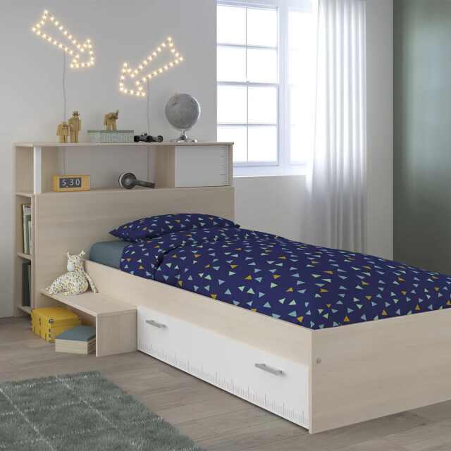 CaliCosy Bed met opbergruimte, trap en lade charly slaapplaats 90x190 2929944 large