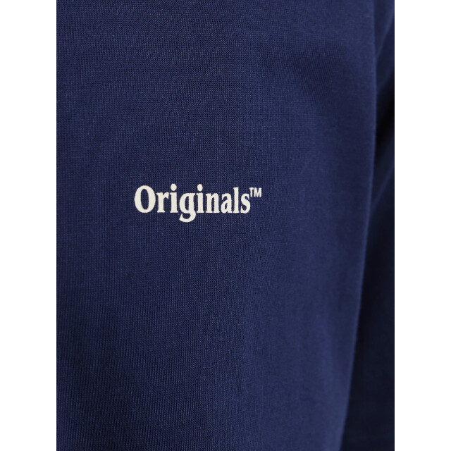 Jack & Jones Heren t-shirt jorparos easter ronde hals donker 12273171-Ocean Cavern large