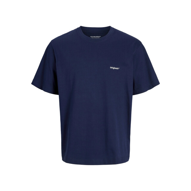 Jack & Jones Heren t-shirt jorparos easter ronde hals donker 12273171-Ocean Cavern large