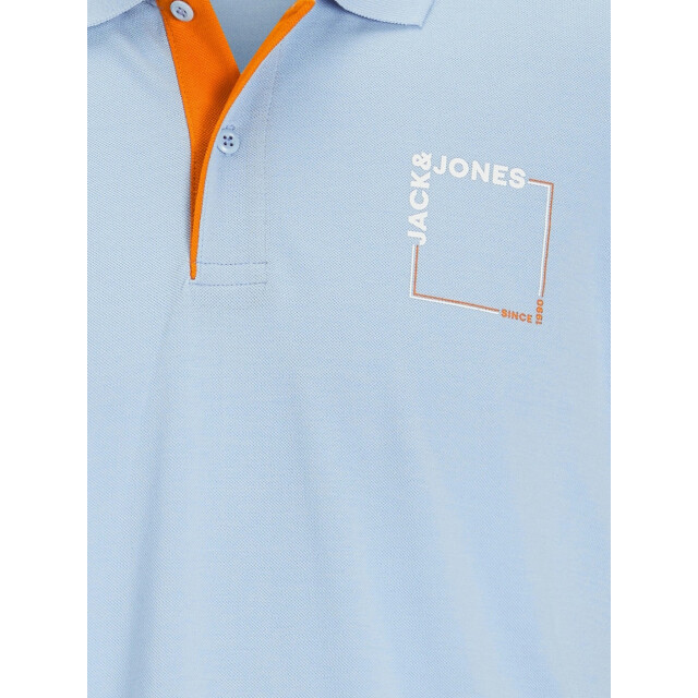 Jack & Jones Heren polo jjverner 12269307-Chambray Blue large