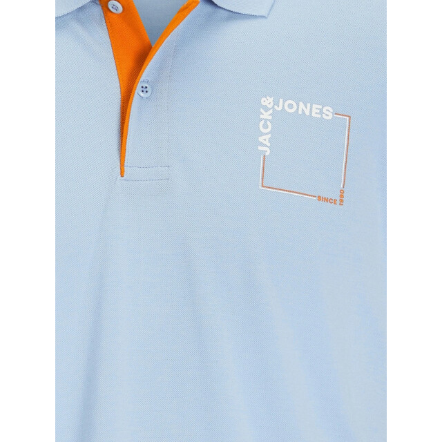 Jack & Jones Heren polo jjverner 12269307-Chambray Blue large