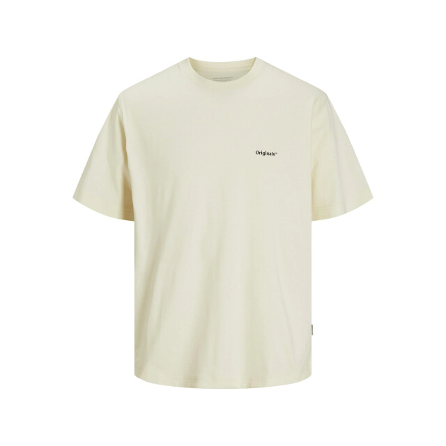 Jack & Jones Heren t-shirt jorparos easter ronde hals off white 12273171-Antique Whites large