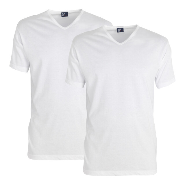 Alan Red Heren ondershirt vermont extra lang t-shirt v-hals 2-pack - AR-5671/201 large