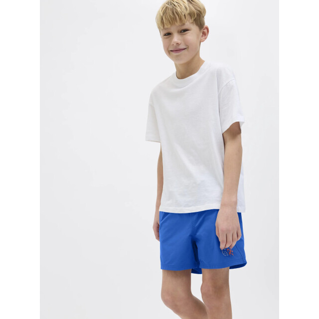 Jack & Jones Zwemshort jpstmaui double logo effen 12273841-Blauw large