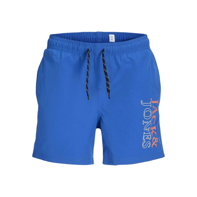 Jack & Jones Zwemshort jpstmaui double logo effen 12273841-Blauw large