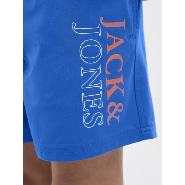 Jack & Jones Zwemshort jpstmaui double logo effen 12273841-Blauw large