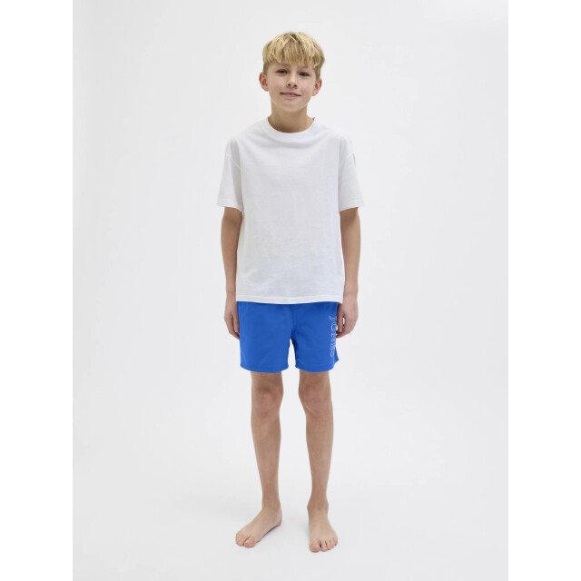 Jack & Jones Zwemshort jpstmaui double logo effen 12273841-Blauw large