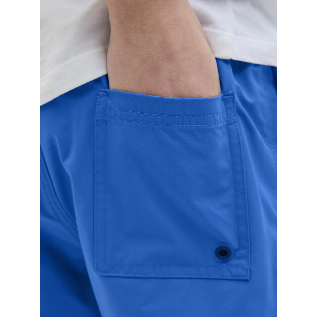 Jack & Jones Zwemshort jpstmaui double logo effen 12273841-Blauw large
