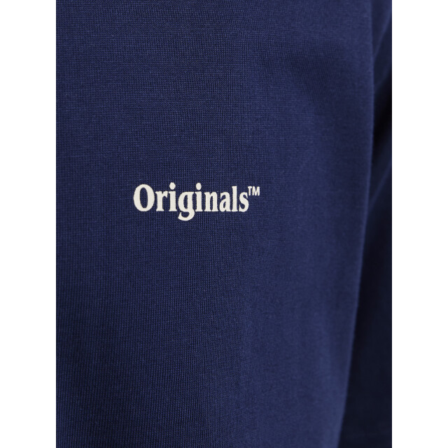 Jack & Jones Heren t-shirt jorparos easter ronde hals donker 12273171-Ocean Cavern large
