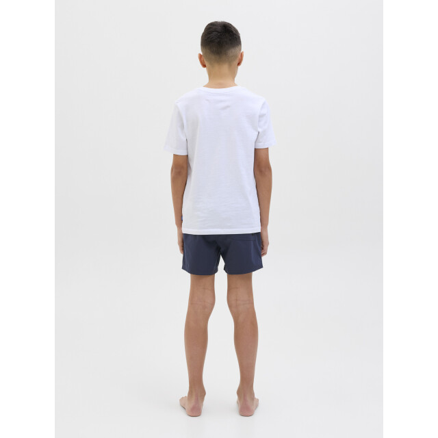 Jack & Jones Zwemshort jpstmaui double logo effen donker 12273841-Donkerblauw large