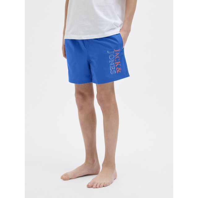 Jack & Jones Zwemshort jpstmaui double logo effen 12273841-Blauw large